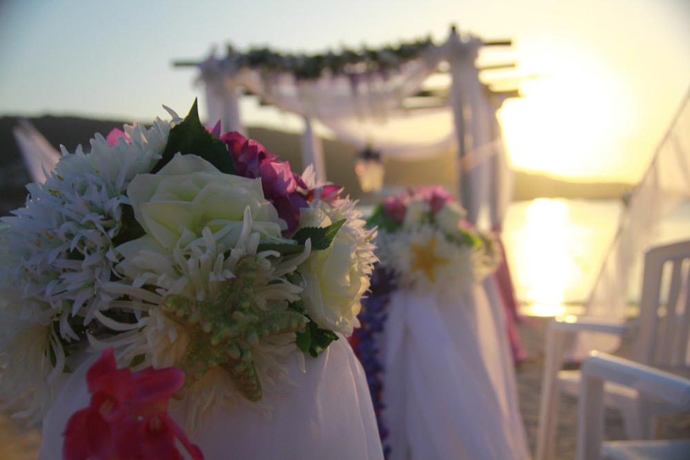 beach wedding course
